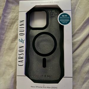 Black and Silver iPhone Pro Max Case